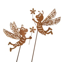 Pick Biene mit Blume 2 x
