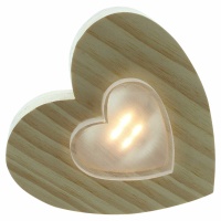 LED-Deko Liegendes Herz